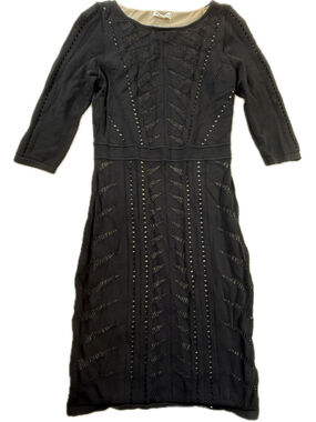 calvin klein black button down dress Flowing Midi Shirt Dress